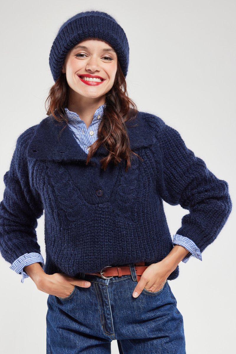 Pull camionneur Terry - mohair