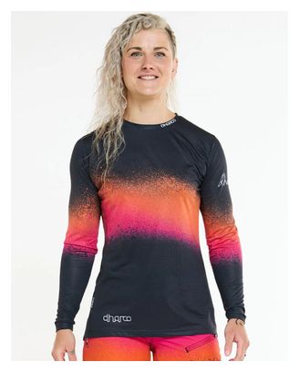 DHARCO Womens Race Jersey Black Snake Taille S