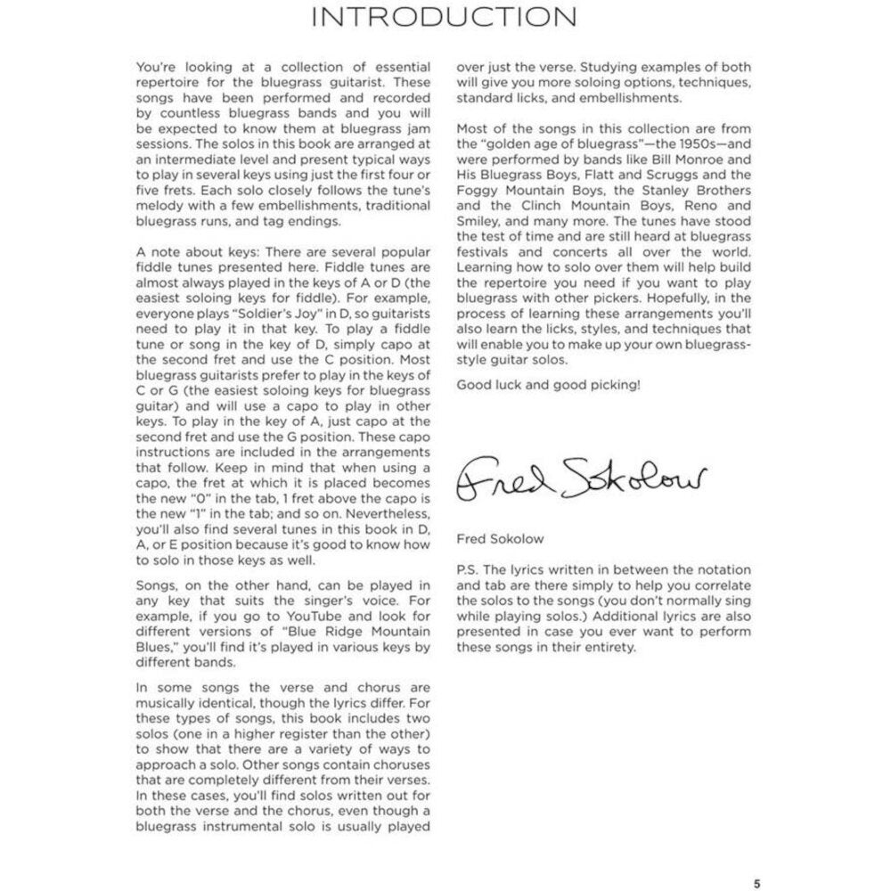 Hal Leonard First 50 Bluegrass Solos You Should Play on Guitar