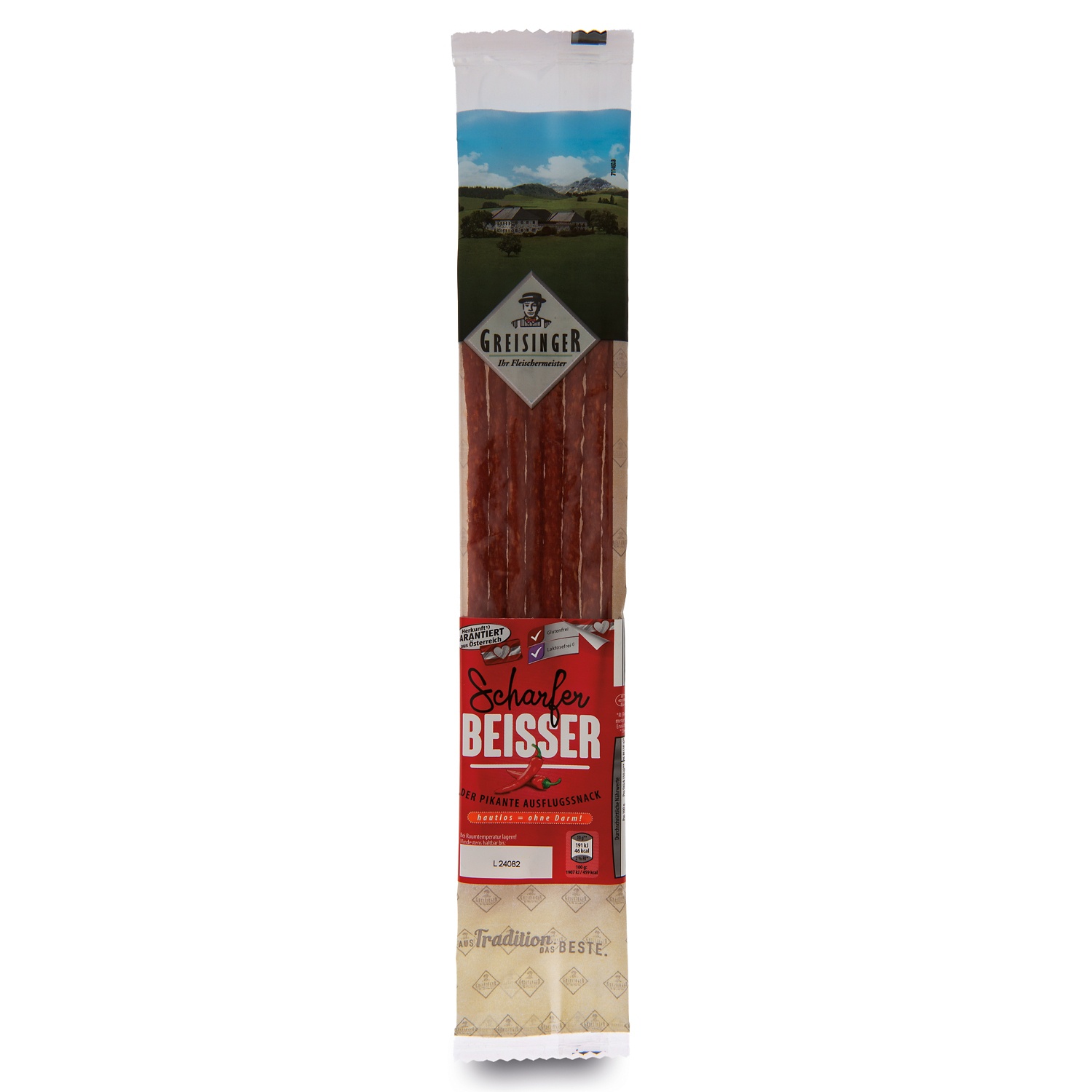 GENUSS 100% AUS ÖSTERREICH Alpenbeißer Sticks, Scharfe Beißer 80 g