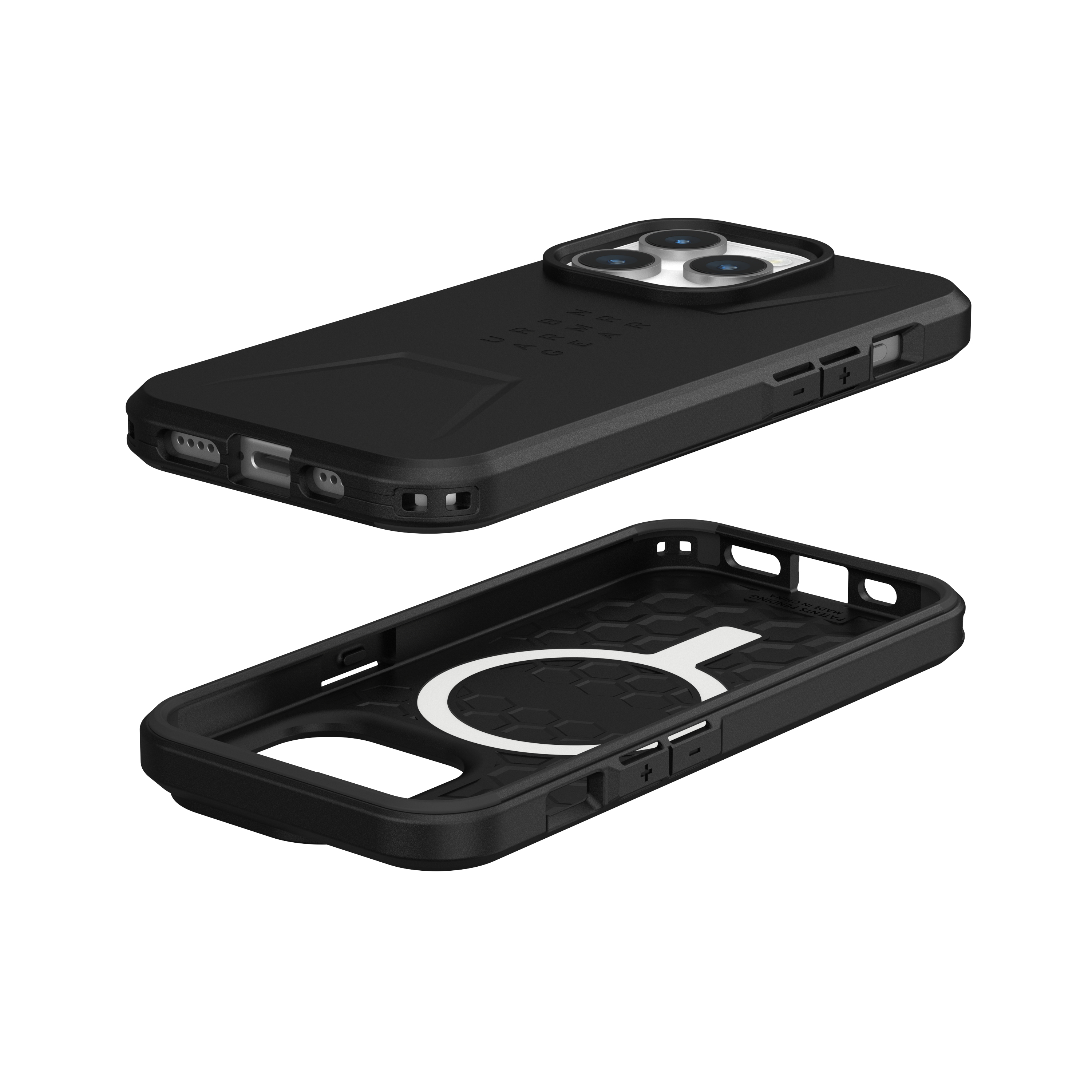 iPhone 15 Pro MagSafe Schutzhülle Civilian Case (114275114040) - Schwarz