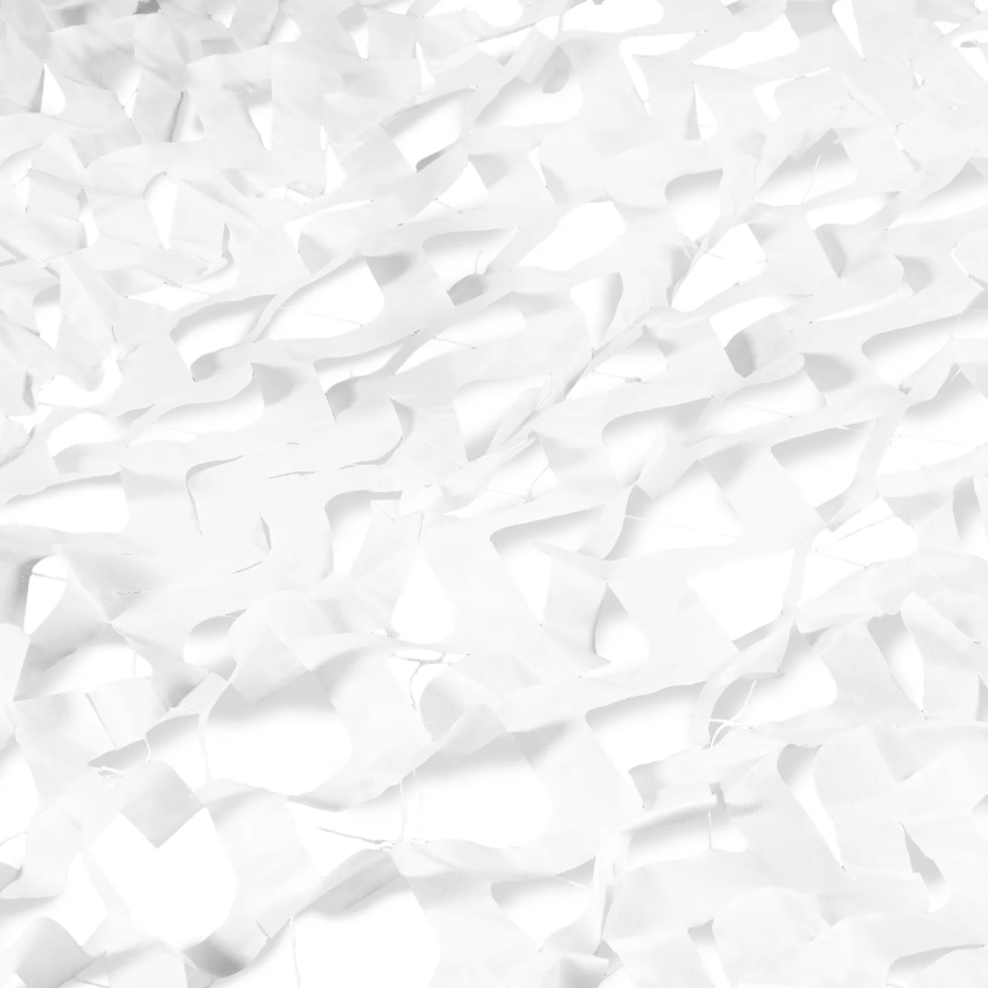 Voile d'ombrage rectangulaire design ombrière camouflage 4x6 M blanc