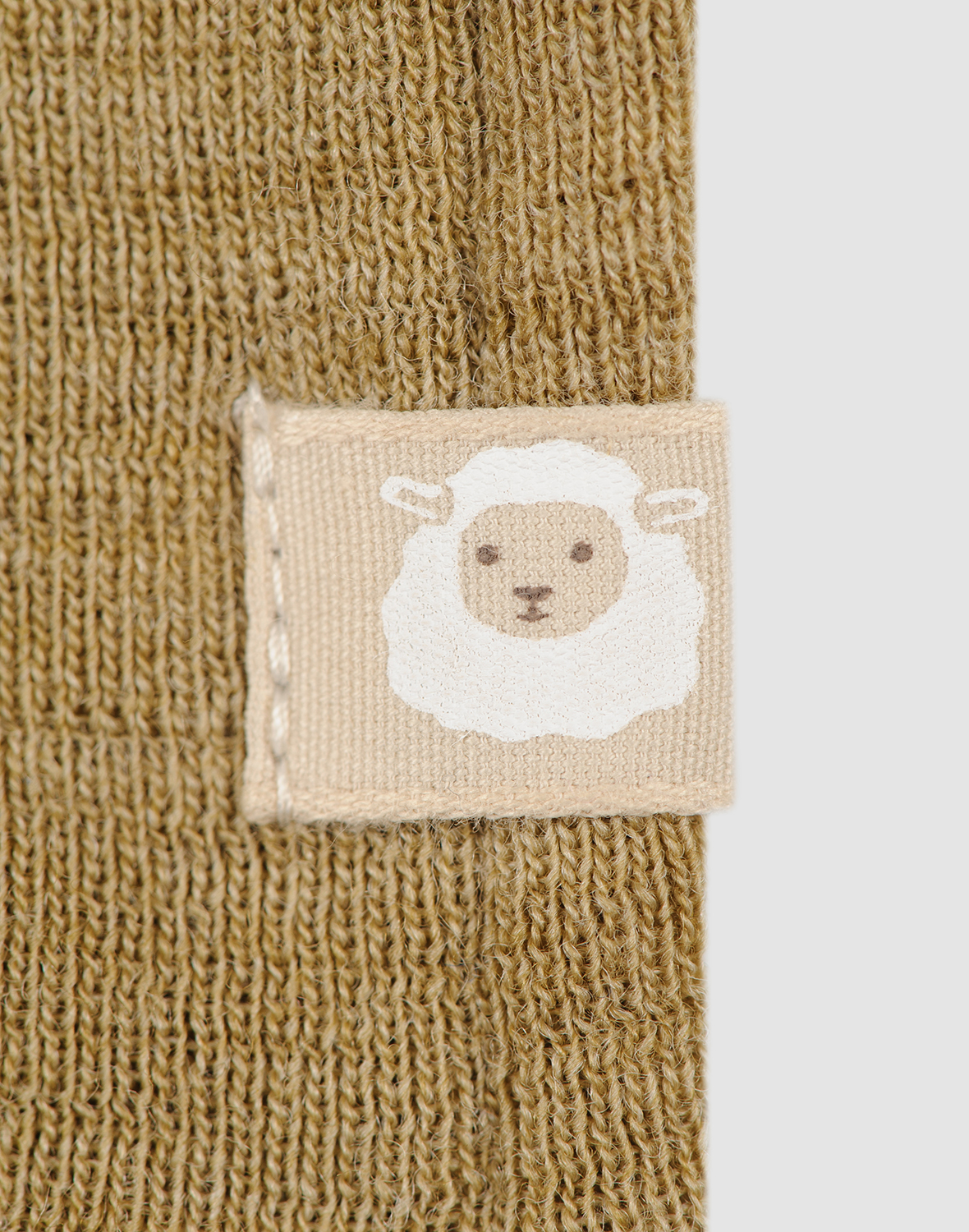 Nekwarmer van merinowol voor baby's