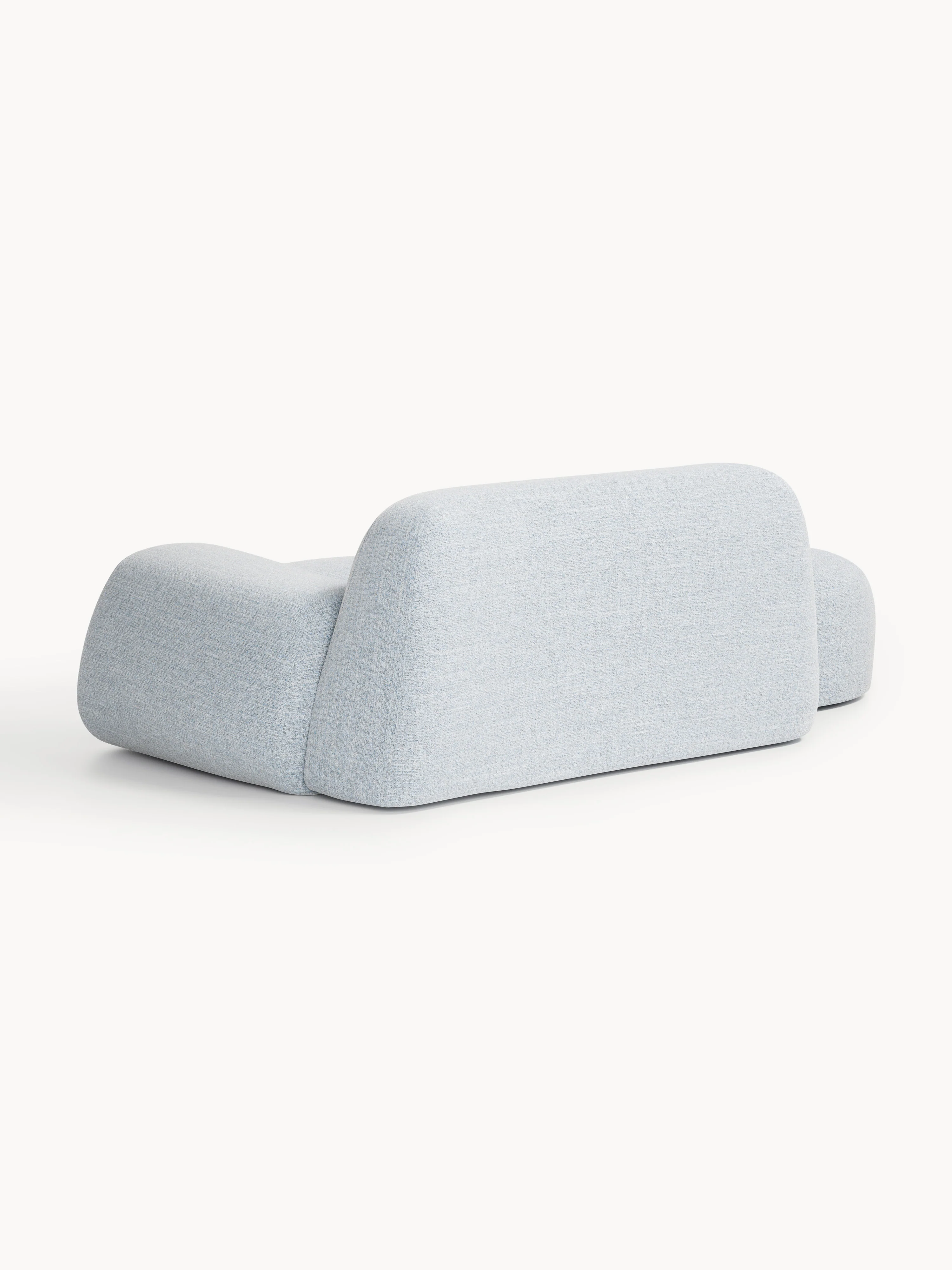 Bouclé bank Wolke (2-zits) met chaise longue