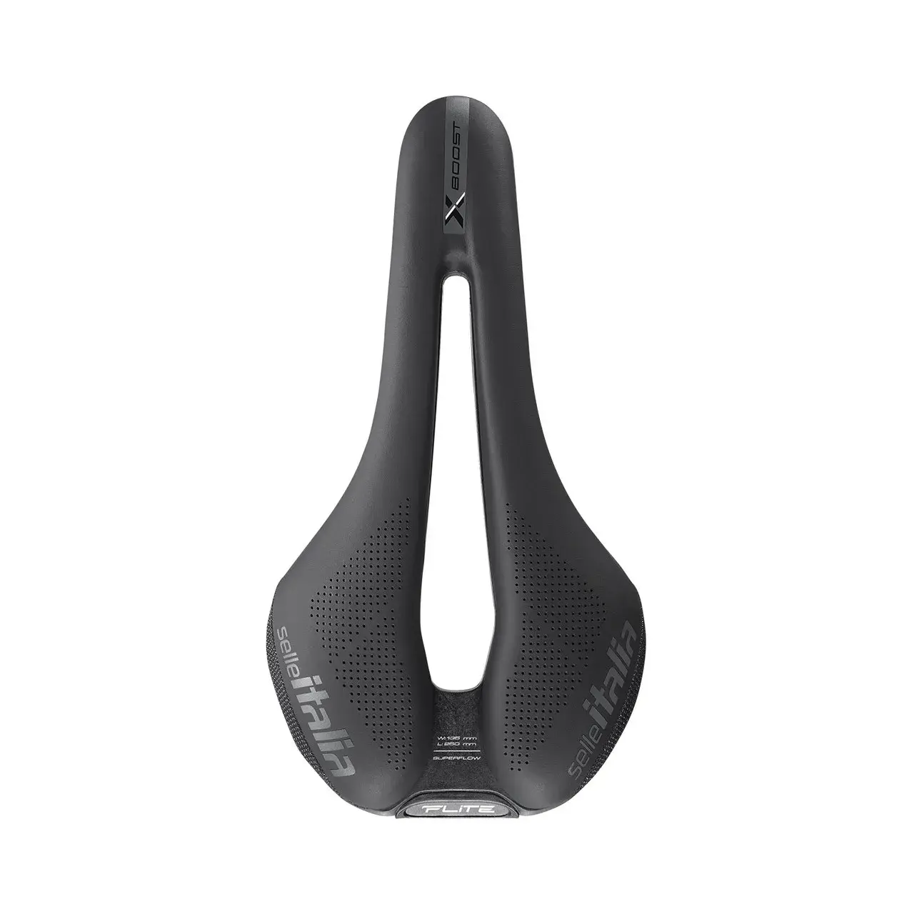 Selle Italia FLITE Boost X-Cross TI 316 Superflow S3 Zwart