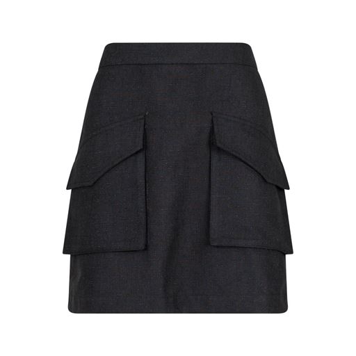 Neo Noir Janet Structure Nederdel, Black, 34
