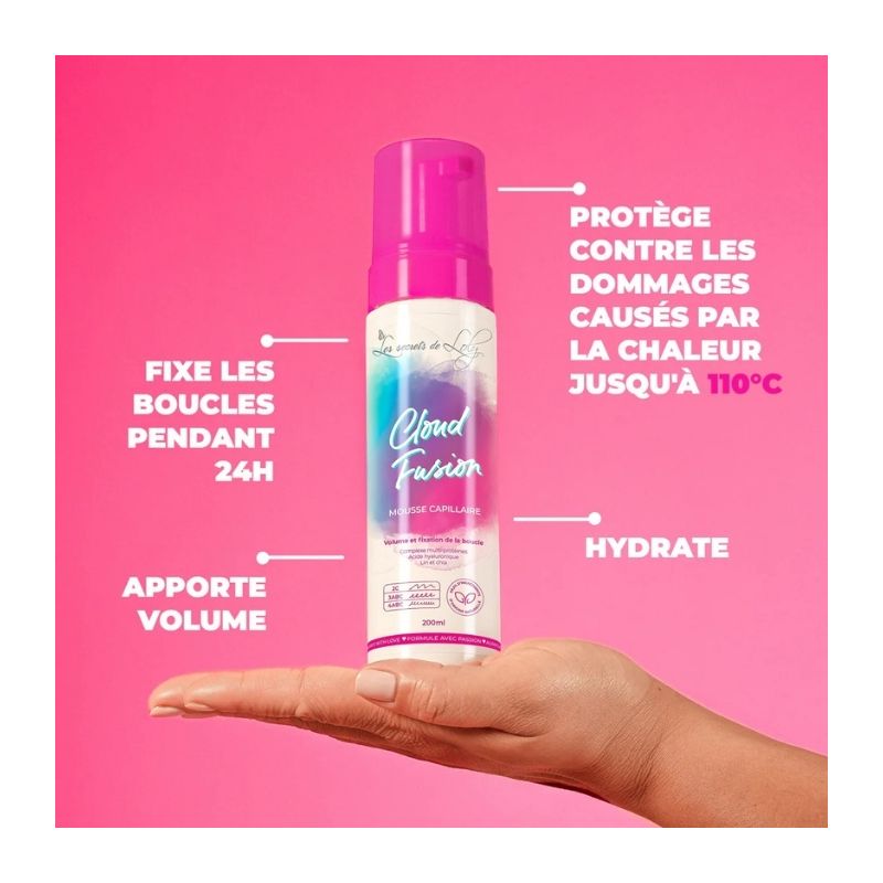 Mousse coiffante Cloud Fusion Les Secrets de Loly 200ml
