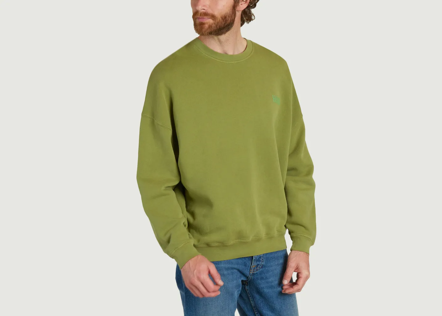 Sweatshirt siglé coupe ample Izubird American Vintage