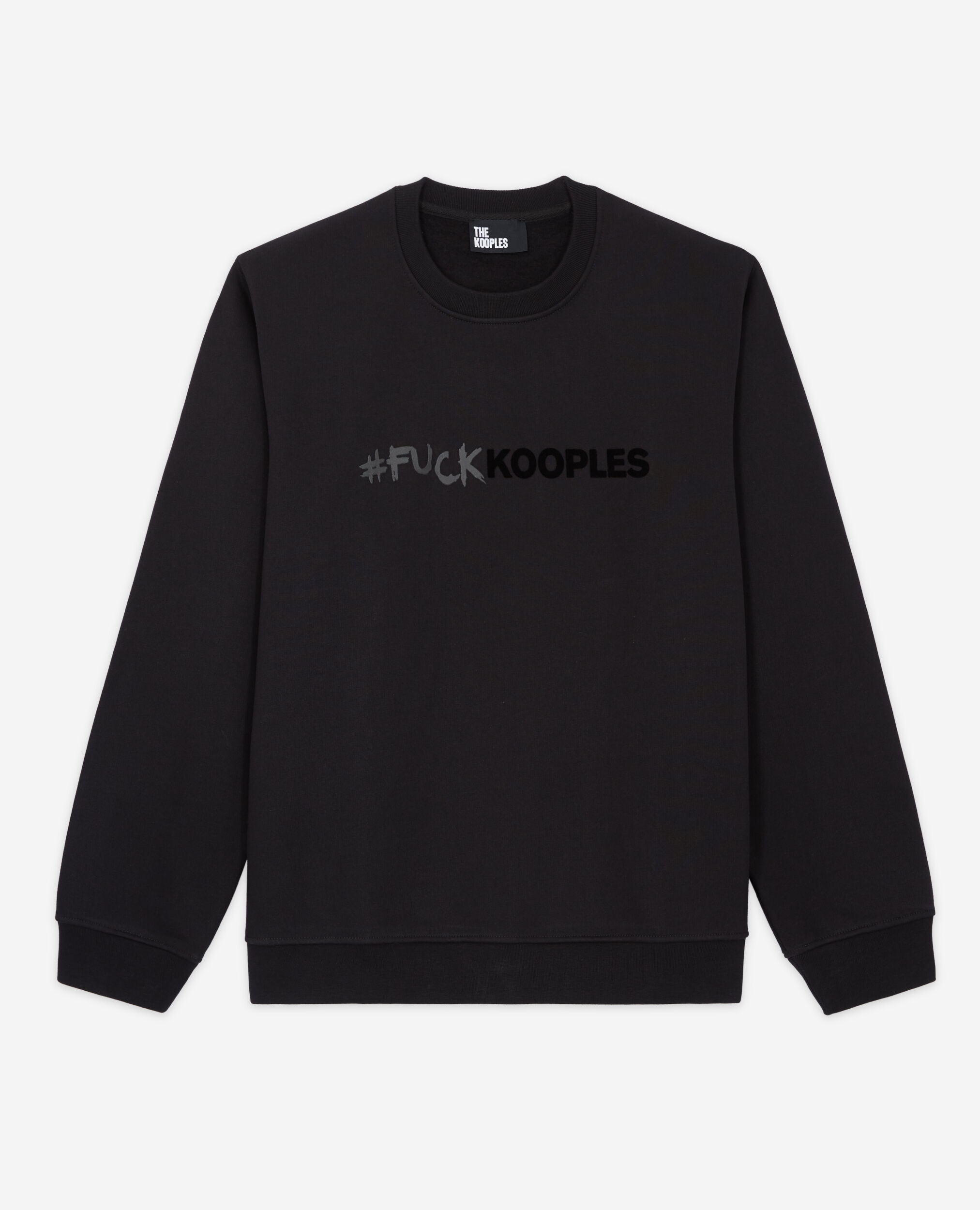 Sweatshirt logo noir