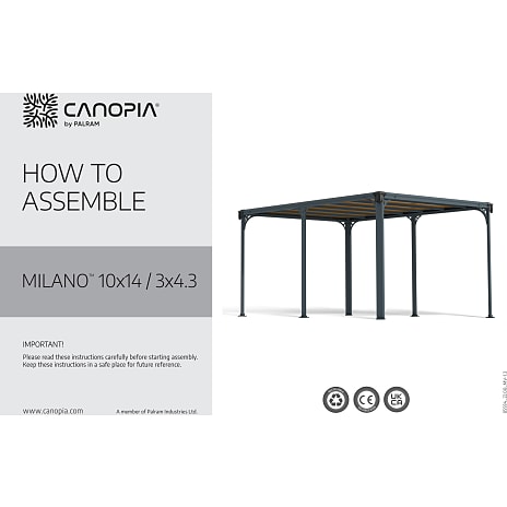 CANOPIA by PALRAM Pavillon palram Canopia Milano 4300