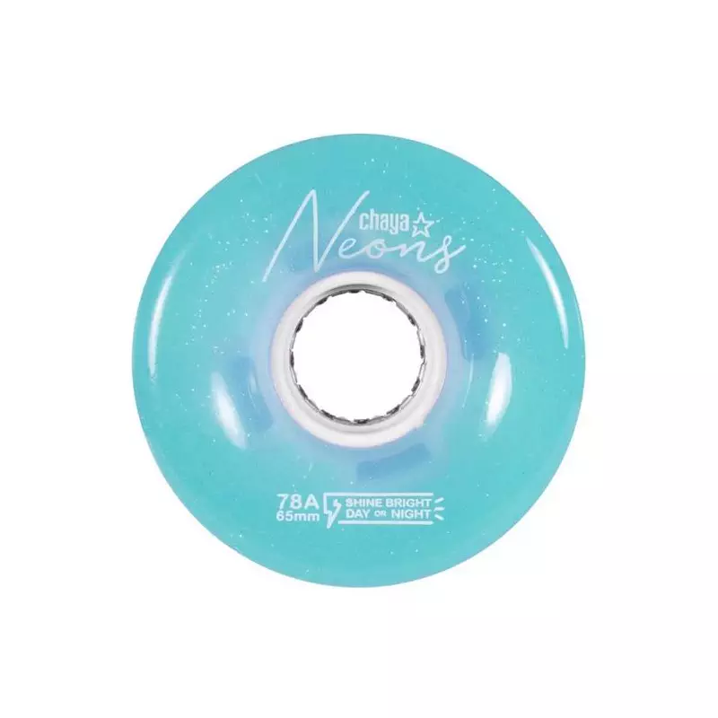 Roues roller CHAYA Neon LED Blue