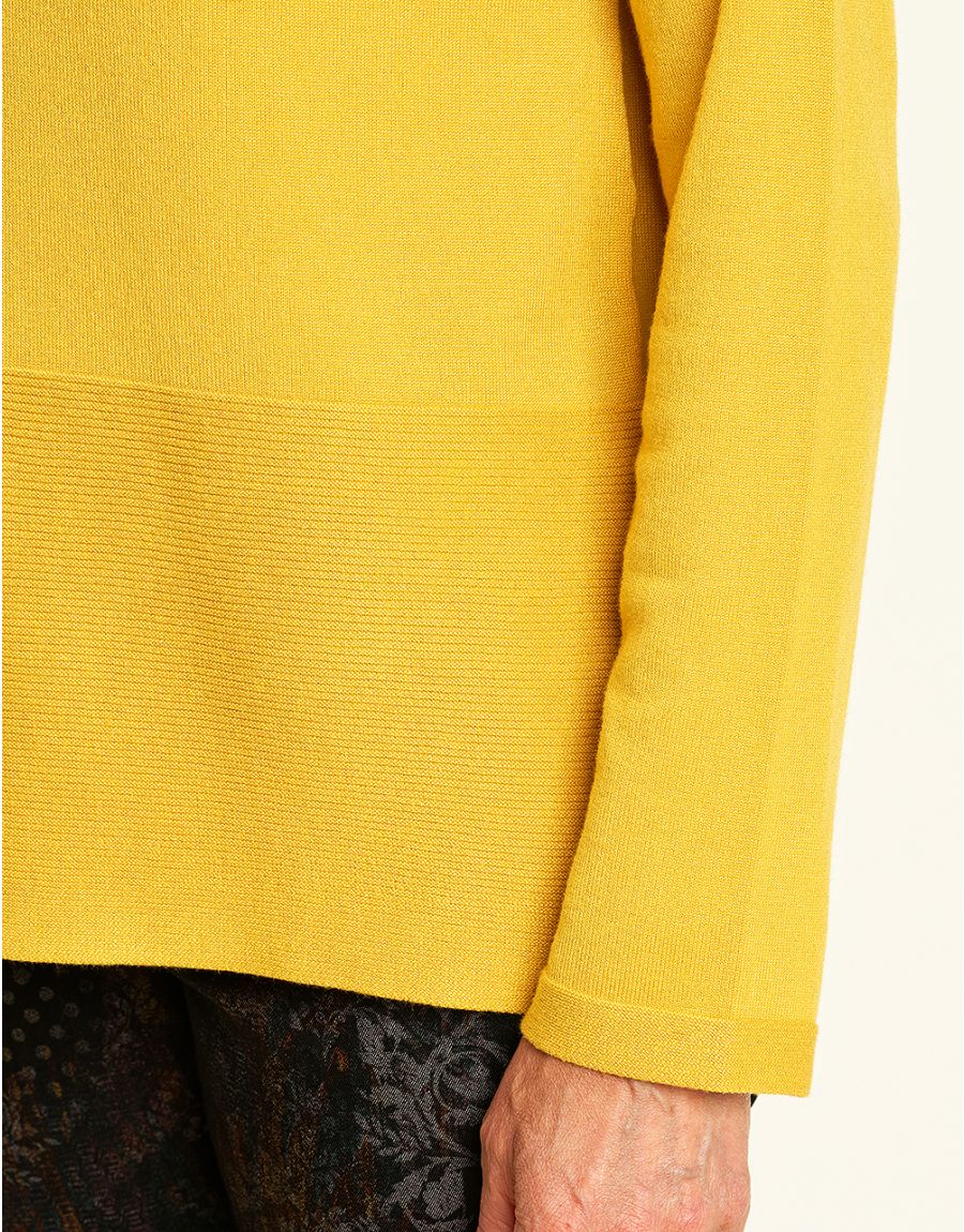 Pull tunique ocre