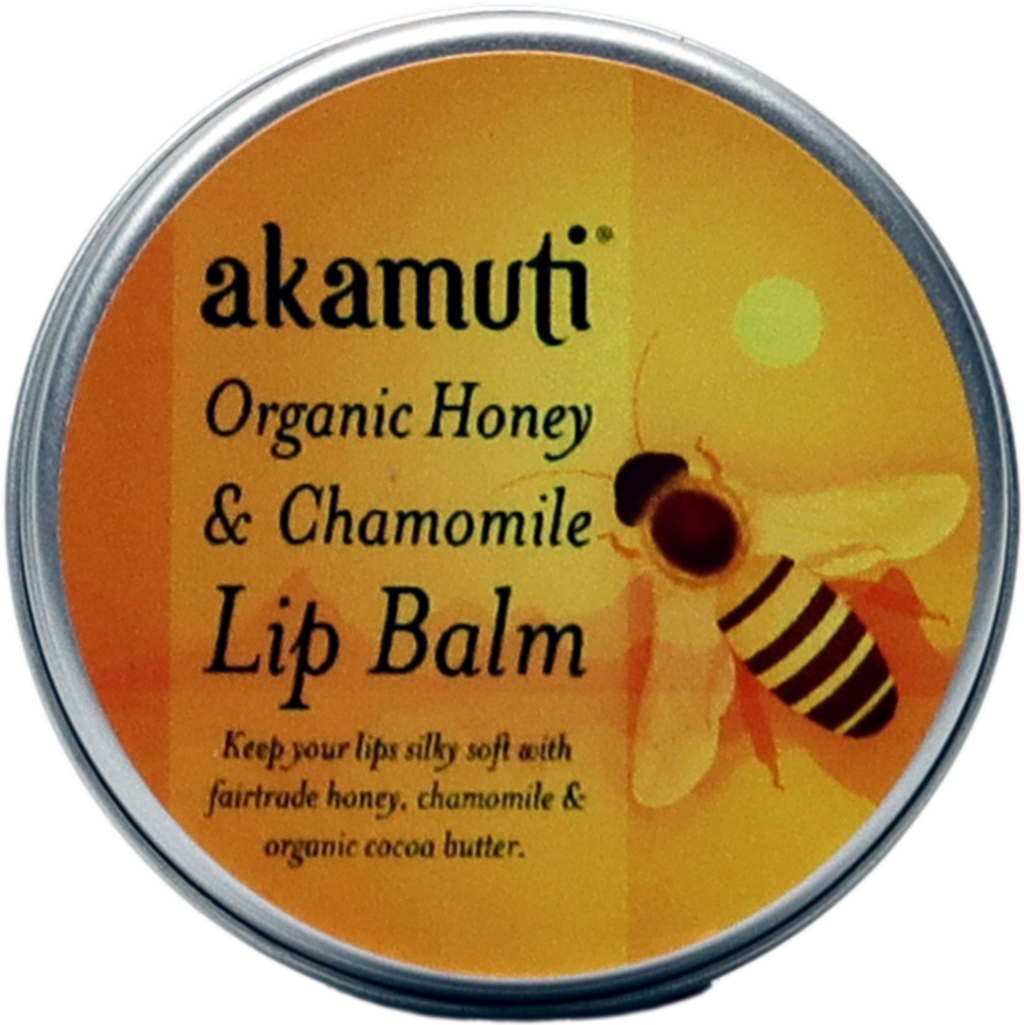 akamuti  Organic Honey & Chamomile Lip Balm, 10 ml