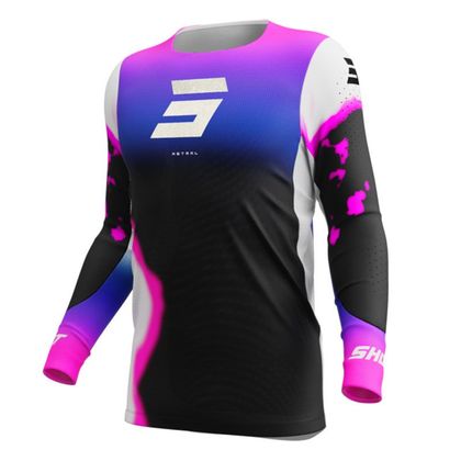 Maillot cross Shot AEROLITE - ASTRAL 2025 - Bleu / Rose