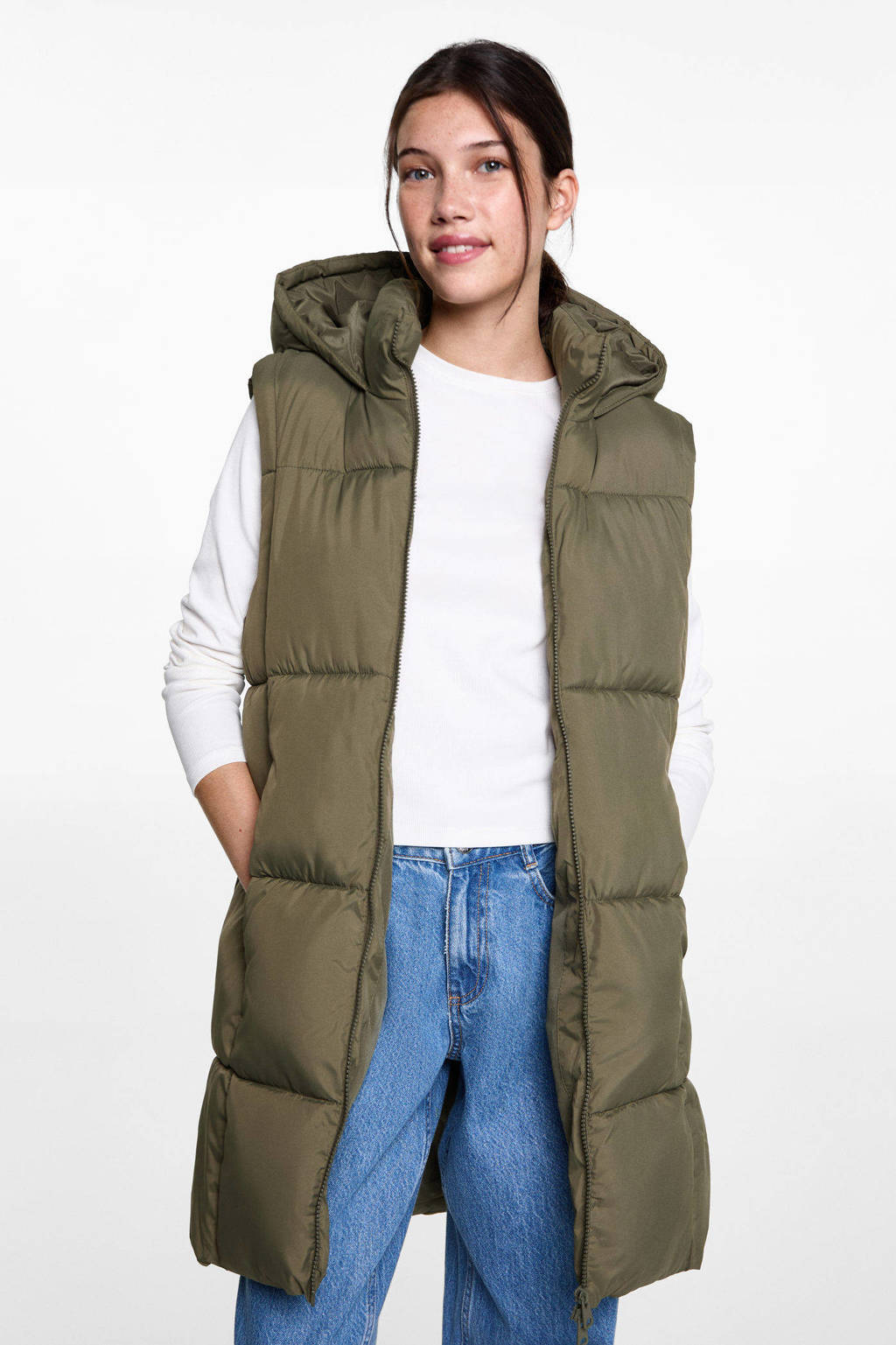 MANGO TEEN bodywarmer kaki