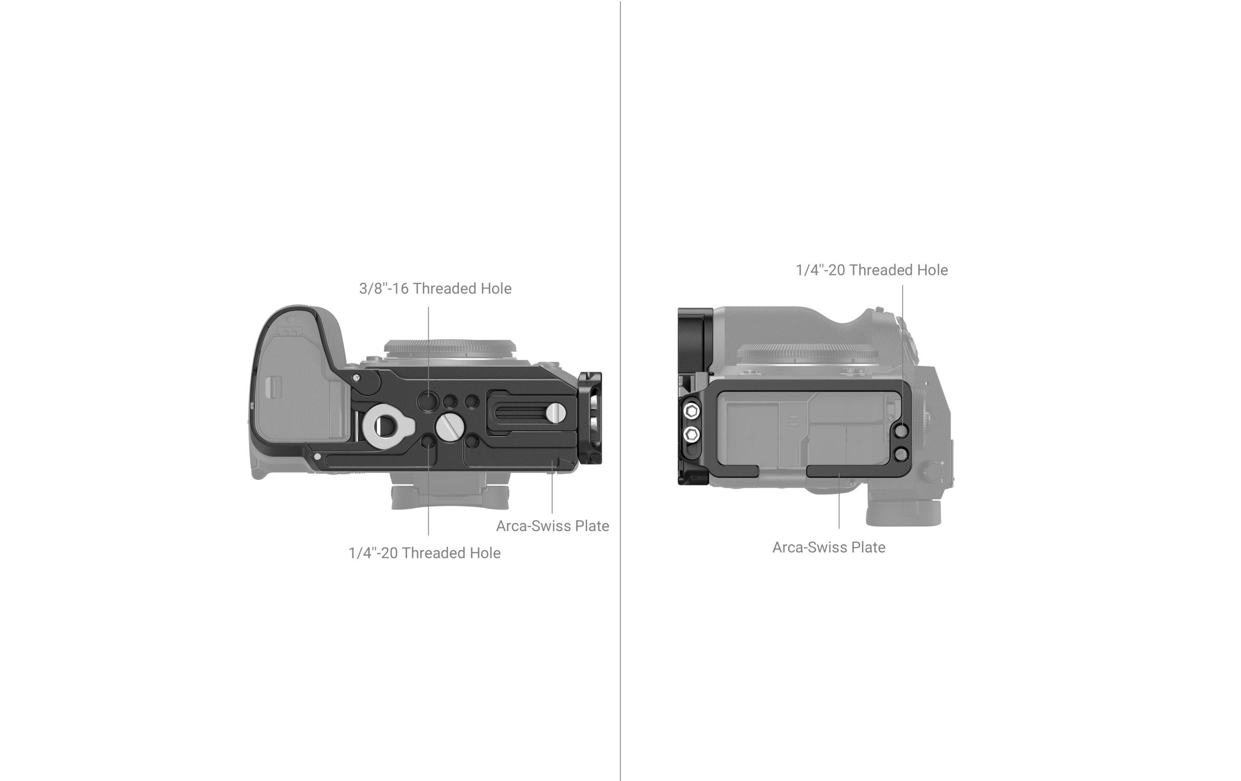 L-Winkel Fujifilm X-H2SMultifunktionaler Käfig für Fuji X-H2S
