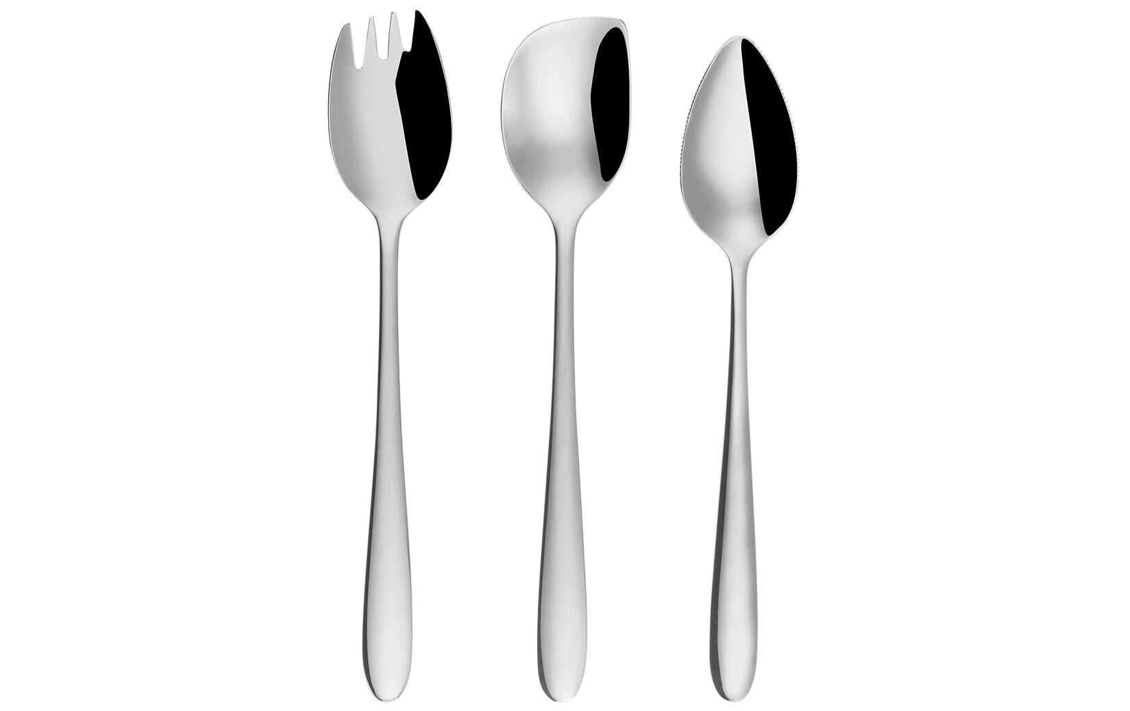 Löffel-Set Alpha 3-teilig, ChromFitness-Löffel-Set