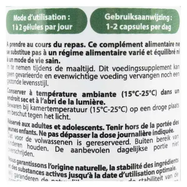 Vit'all+ Shiitake 400mg Orgânico 60 Cápsulas Vegetais