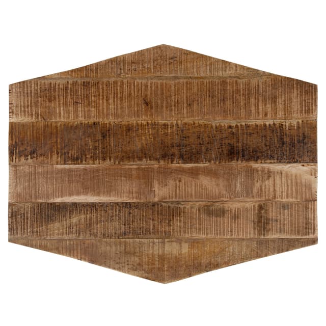 WOMO-DESIGN sidebord Sæt med 2 73x56 / 56x48cm, naturlige og hvide, unikke,