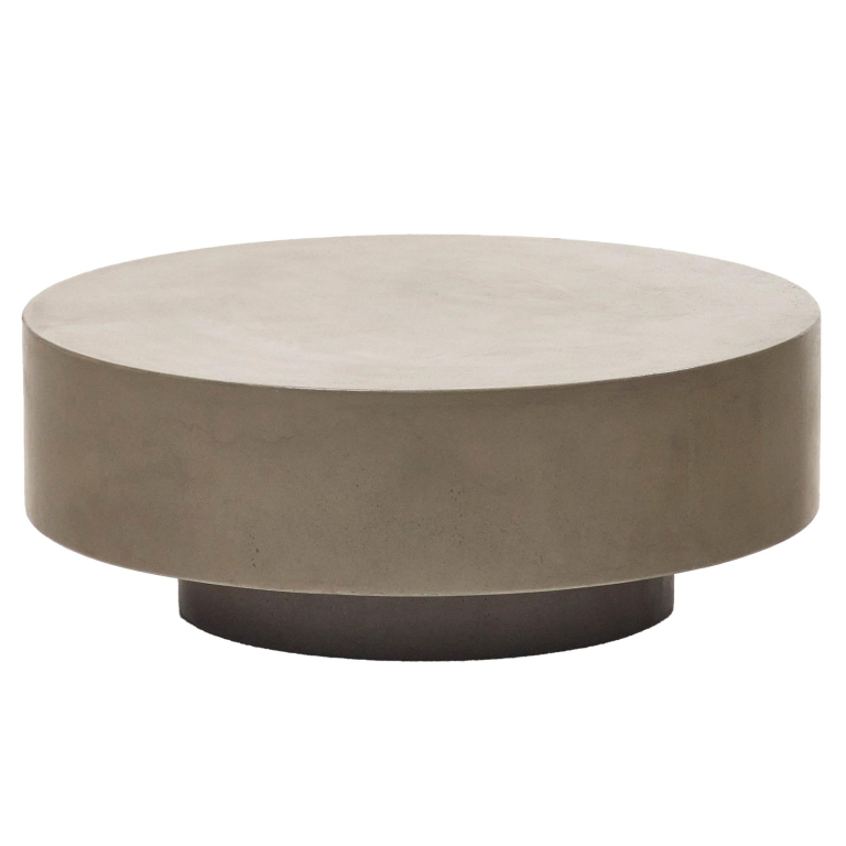 Kave Home Garbet salontafel Ø80 cement