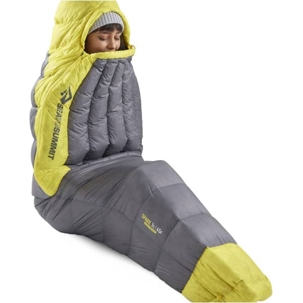 Sac de couchage SEA TO SUMMIT SPARK W 7C/45F DOWN SLEEPING BAG LONG BLACK/YELLOW