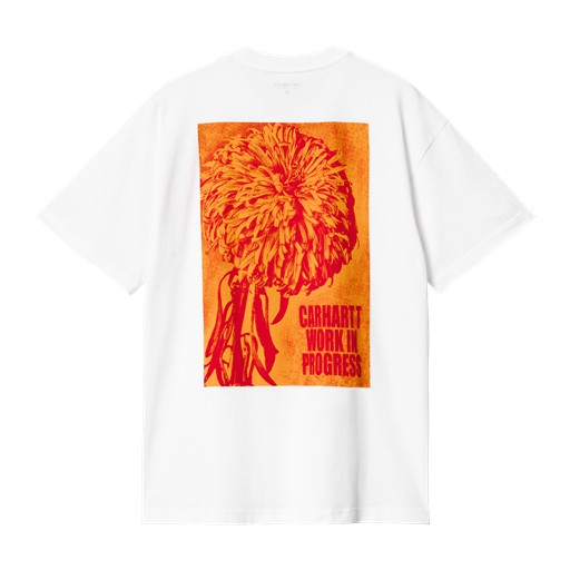 Carhartt WIP Chrysanthemum T-shirt, White, M