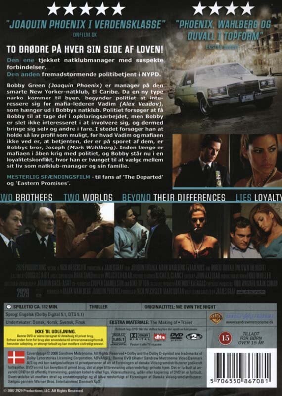 We Own The Night - DVD