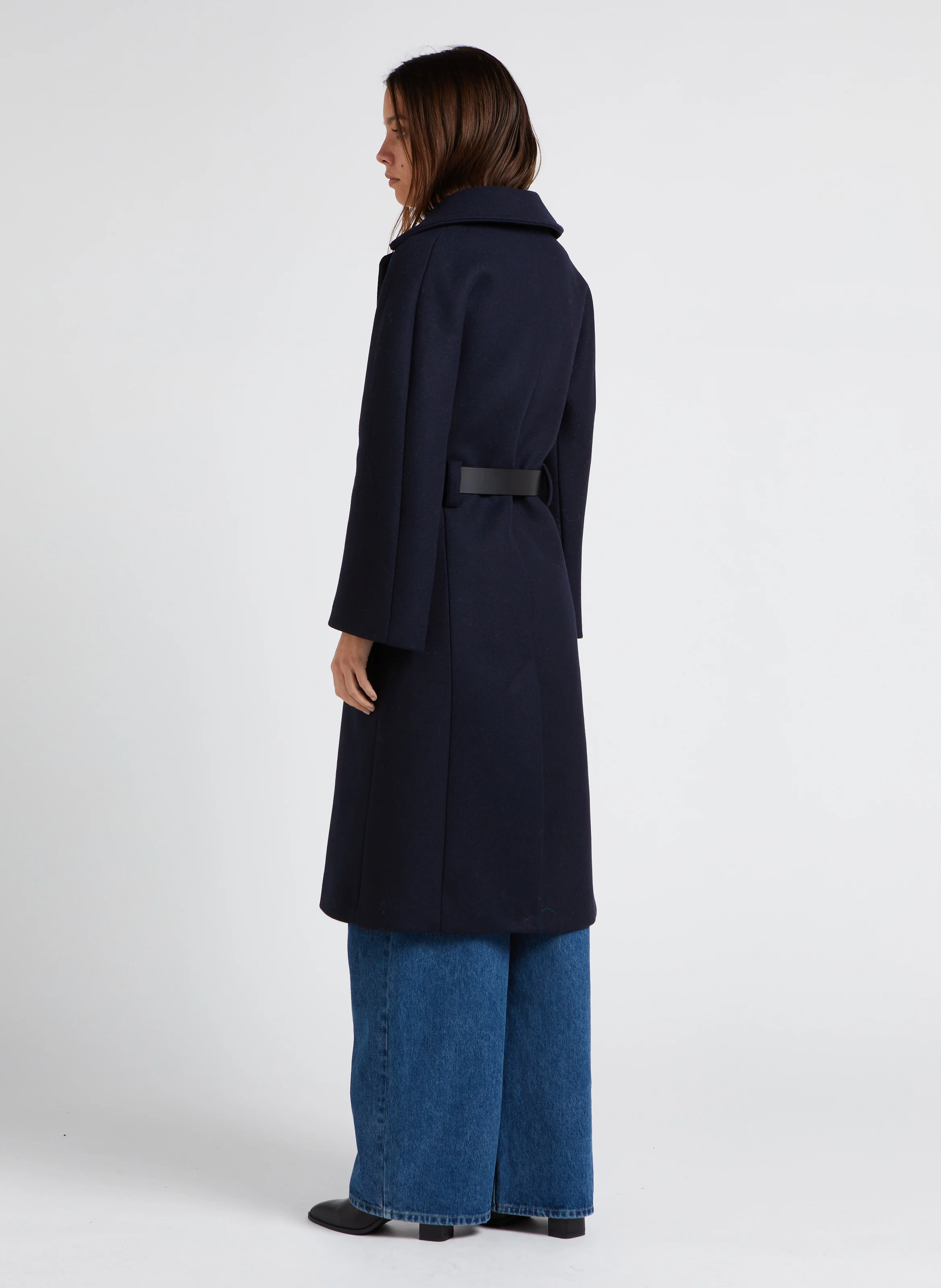 WILDEN - Jean large taille haute en coton | Bleu