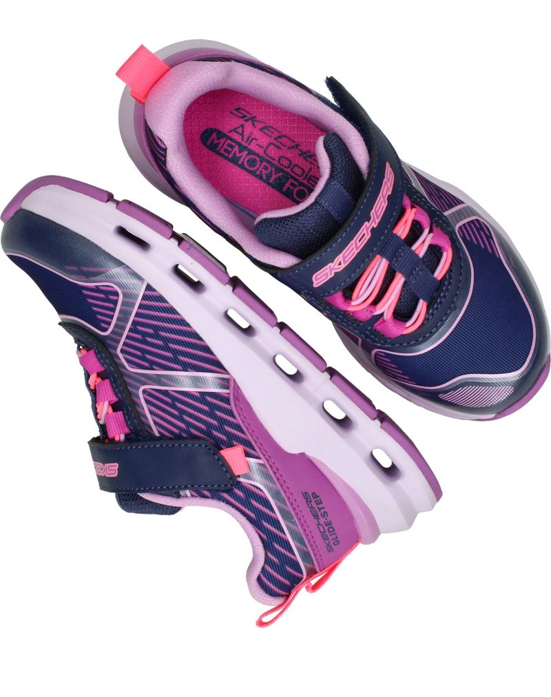 Skechers Glide Step Sprint Lines Sneakers Paars Meisjes