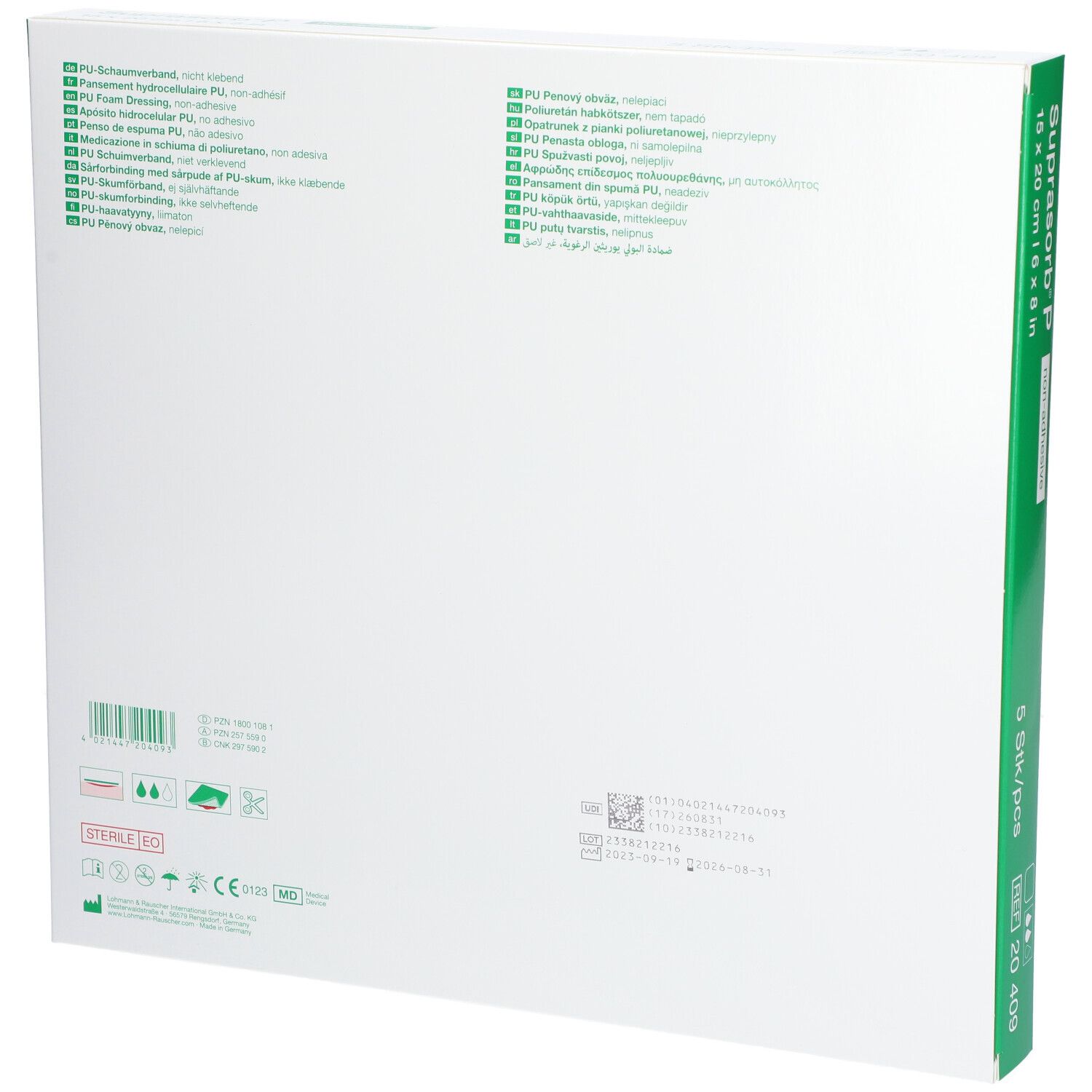 Suprasorb® P  15 x 20 cm