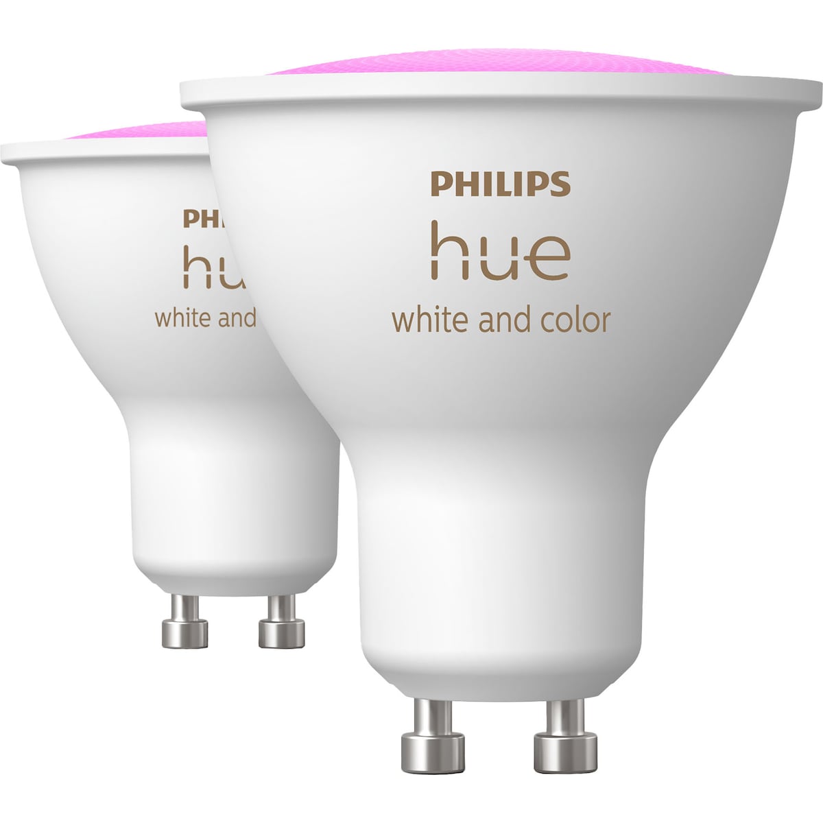 Philips Hue WAC lyspære 4,2 W GU10 (topakning)