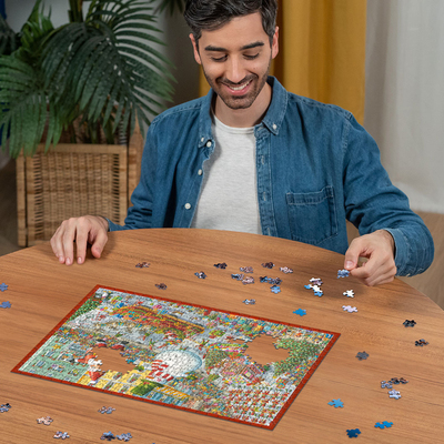 Ravensburger Here Comes Christmas Puslespill 500 Deler