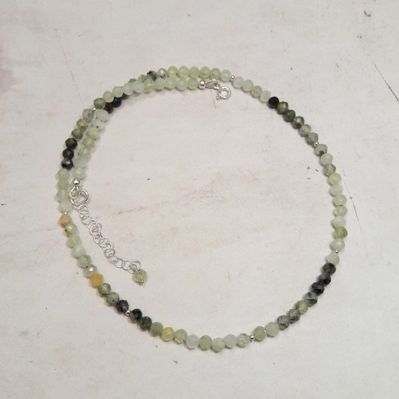 Collier Verdes Pierres Naturelles Argent 925