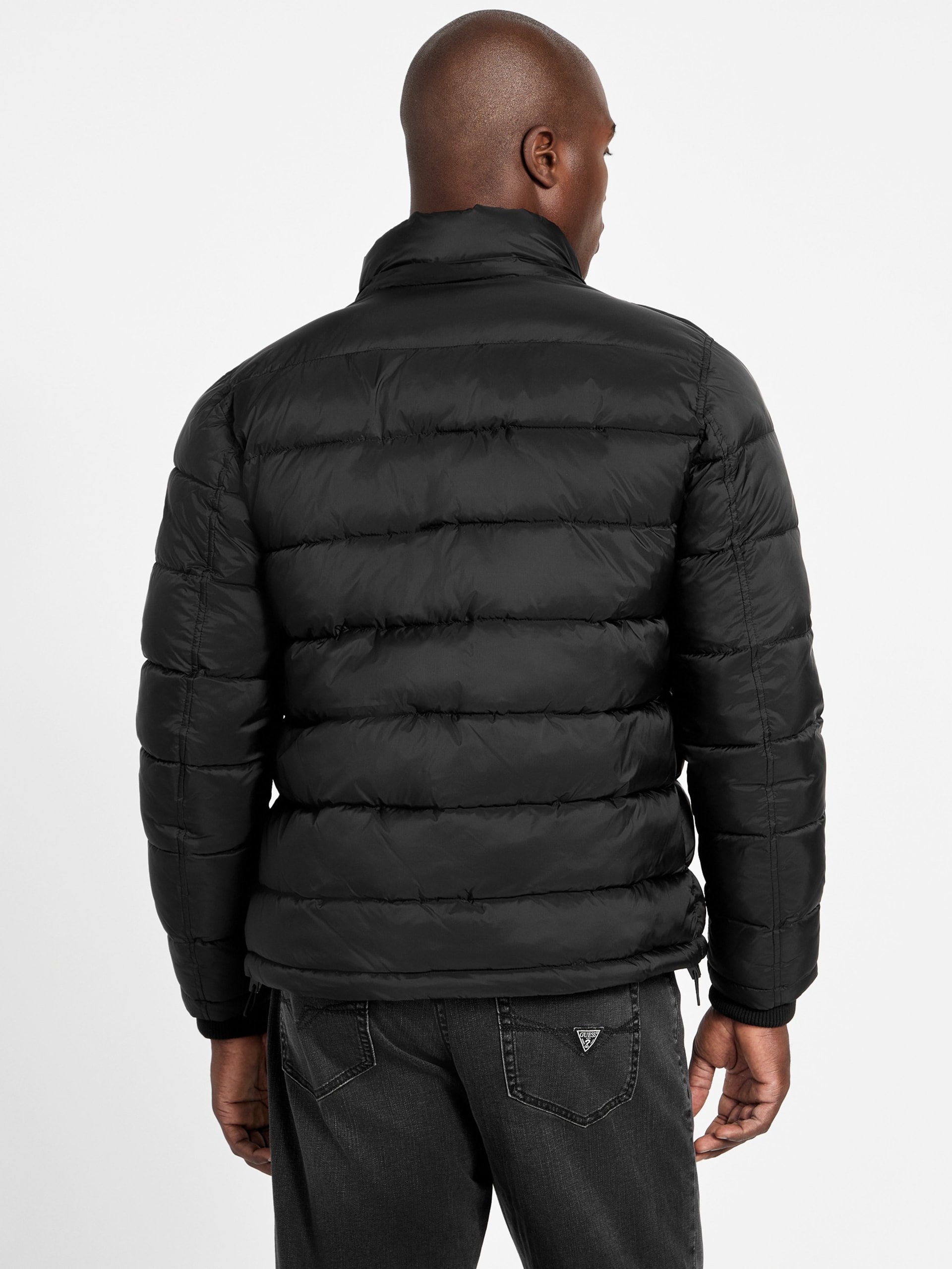 Jaqueta puffer de nylon fosco Glacier