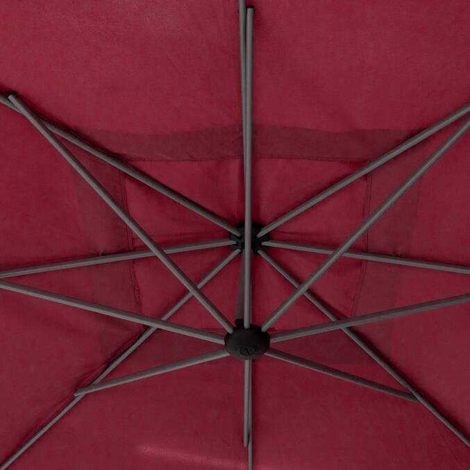 Parasol déporté carré MANOA Bordeaux