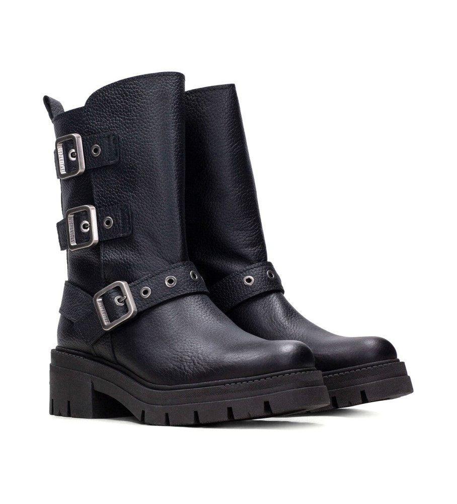 Botas Bolero Hispanitas em Couro Preto