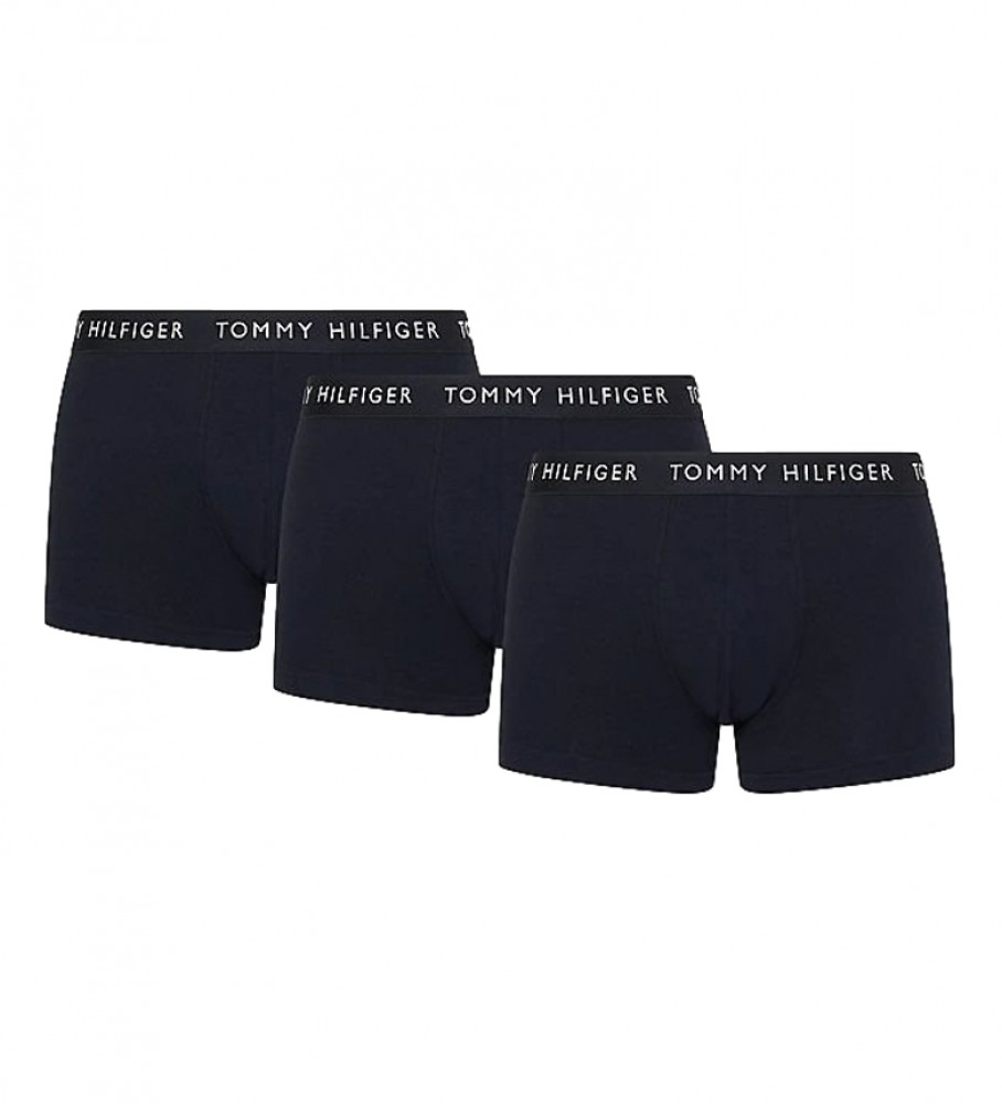 Conjunto de 3 cuecas boxer Tommy Hilfiger UM0UM02203 azul marinho