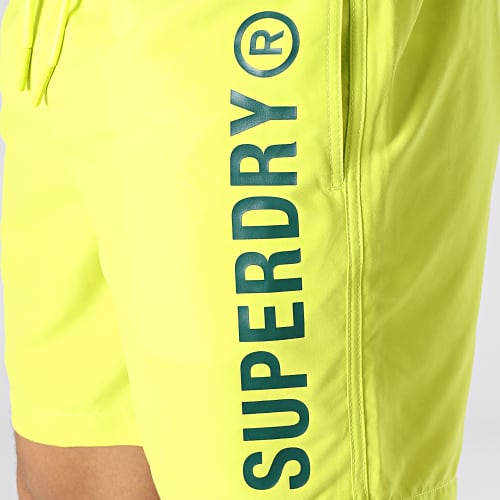 Short De Bain Code Core Sport Jaune Fluo