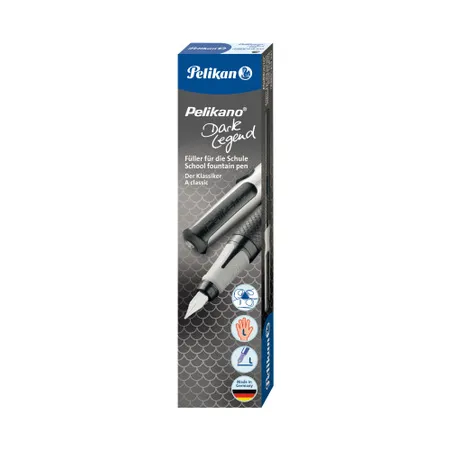 Pelikan Füller Pelikano Dark Legend für Linkshänder, Feder L
