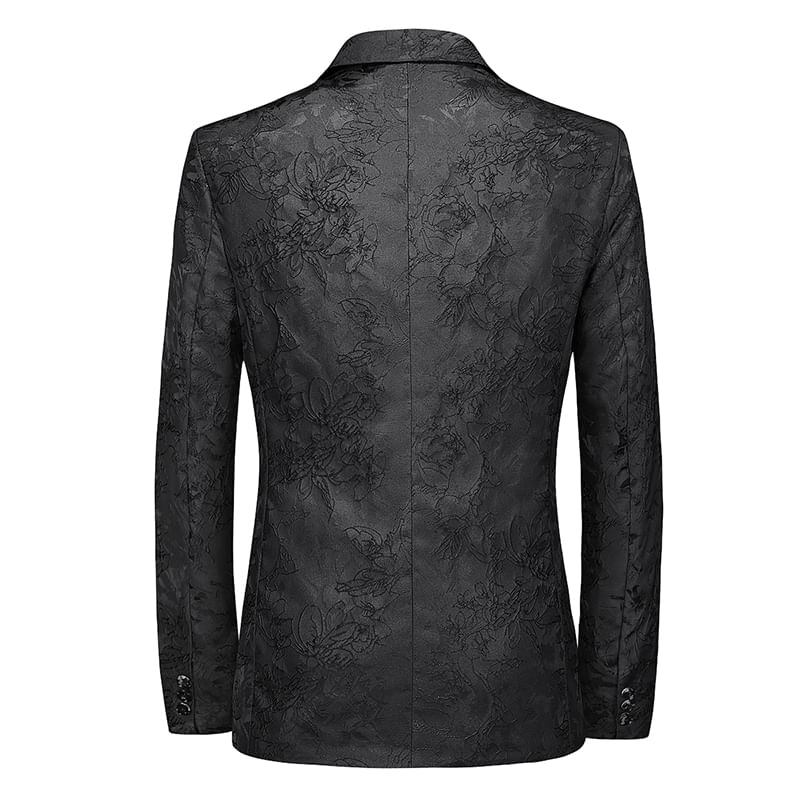 Fireon - Blazer met reverskraag en bloemenprint, één knoop