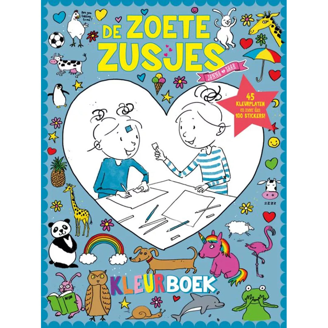Uitgeverij kosmos kleurboek de zoete zusjes