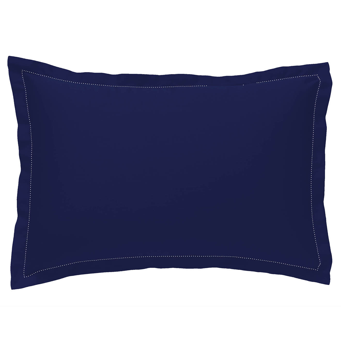 United by PDC Taie d'oreiller  100% Satin de Coton bleu marine