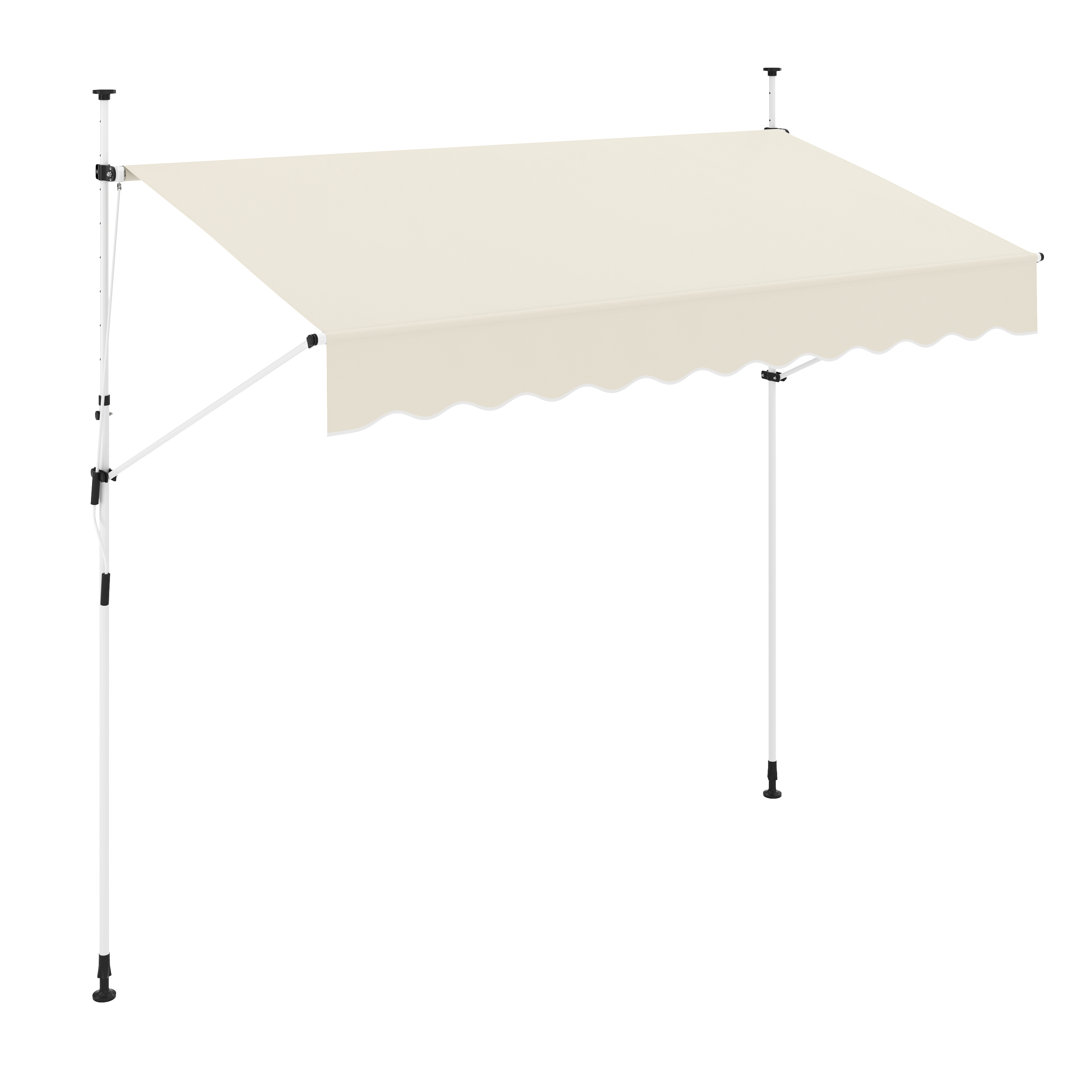 Balkonmarkise 300 x 120 cm beige