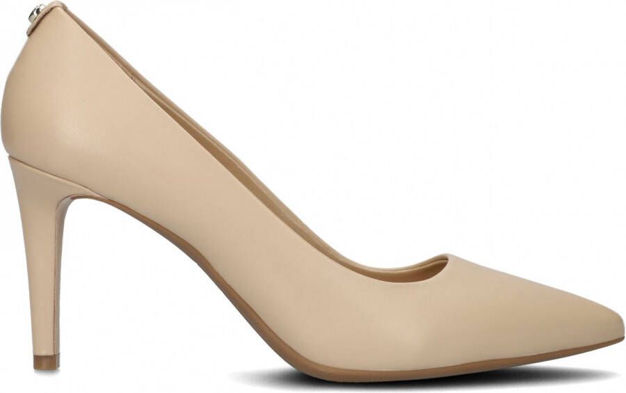 Michael Kors Alina Leren Décolleté in Blush Kleur Beige Dames