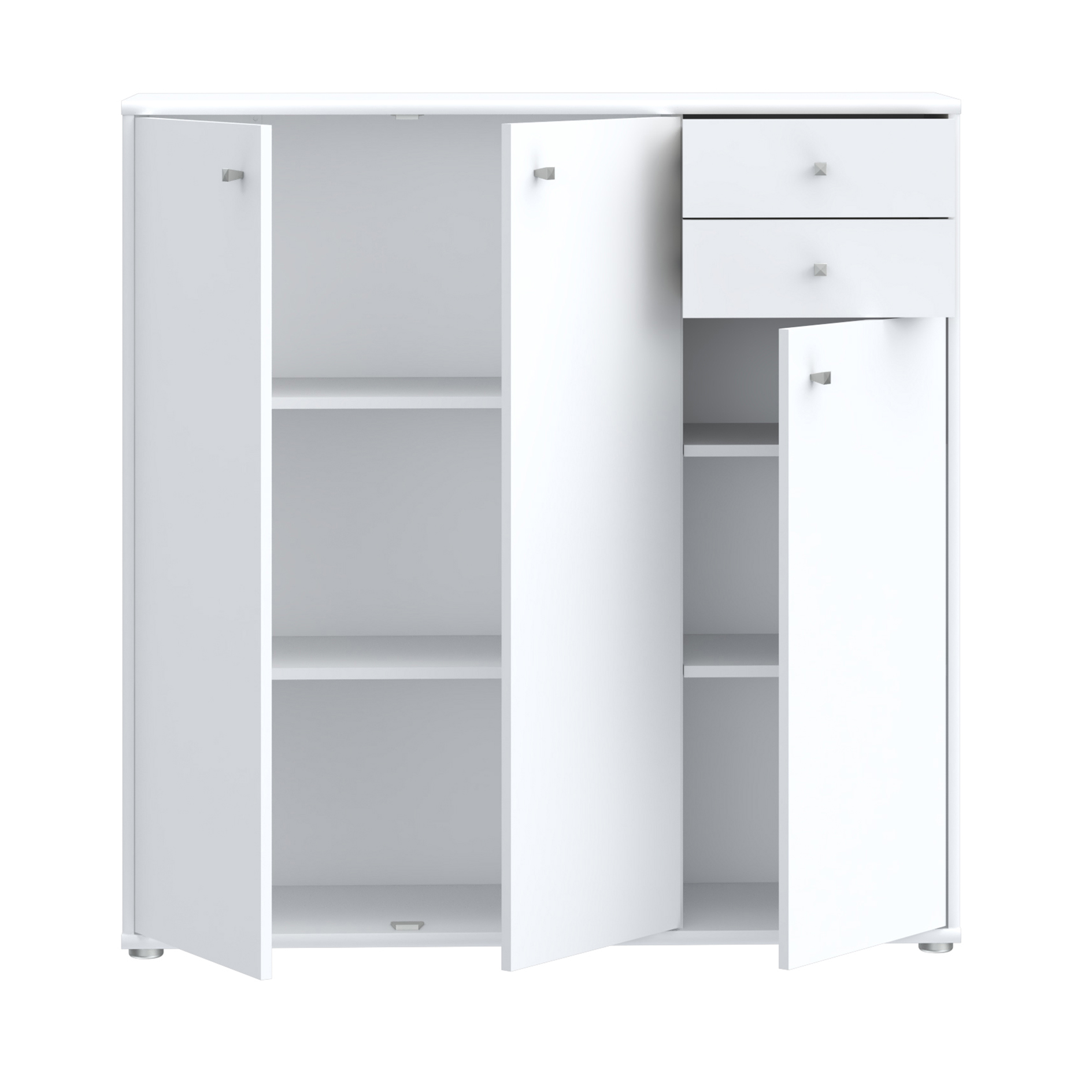 Kommode - weiß - 109 cm breit