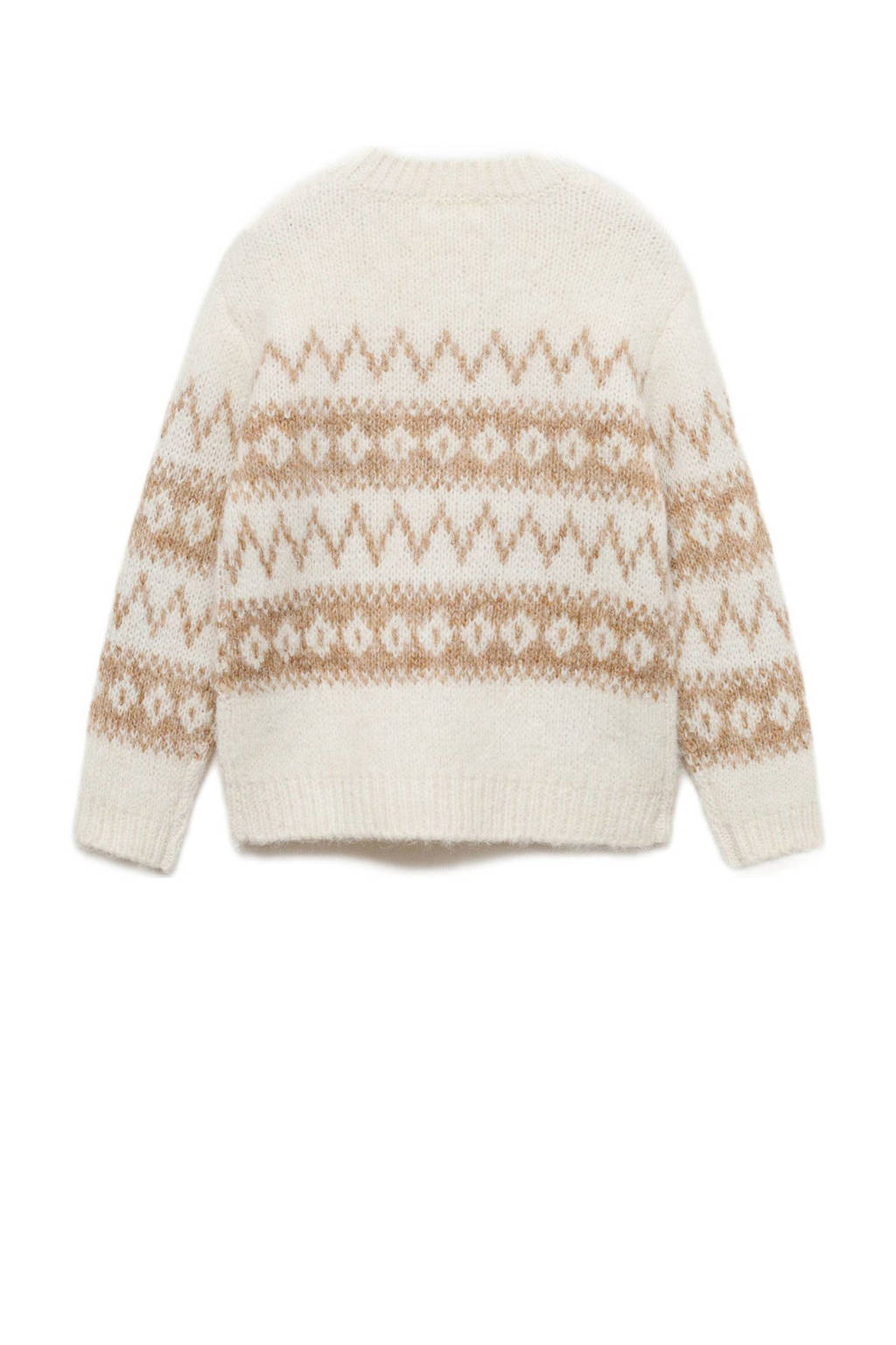 Mango Kids gebreide trui wit