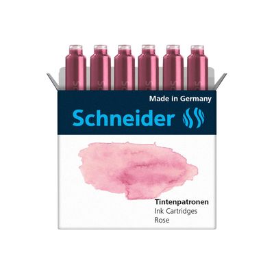 Schneider - 6 Cartouches d'encre pastel - rose