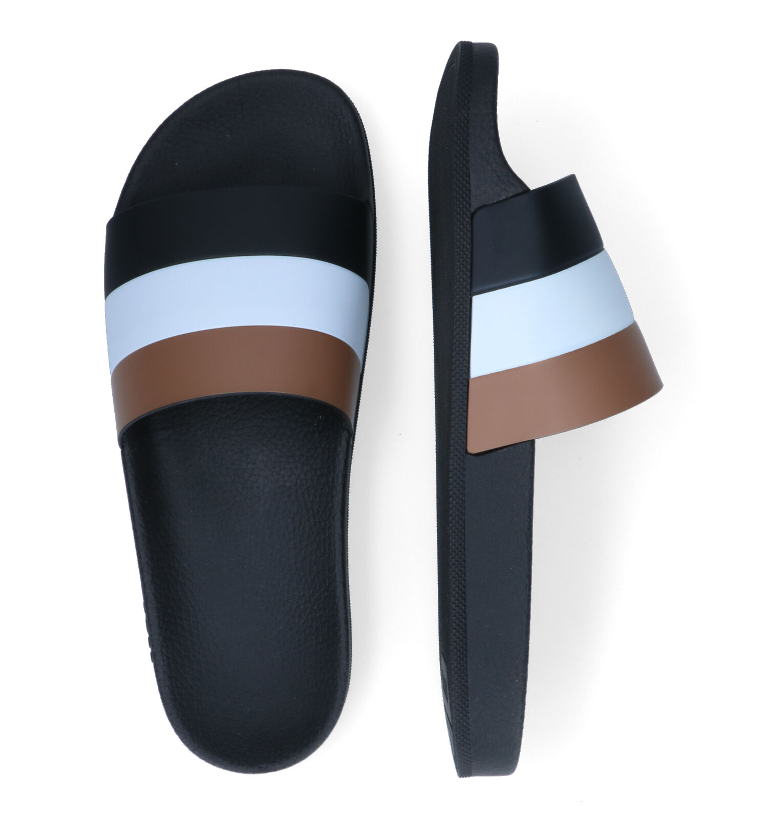 Badslippers zwart