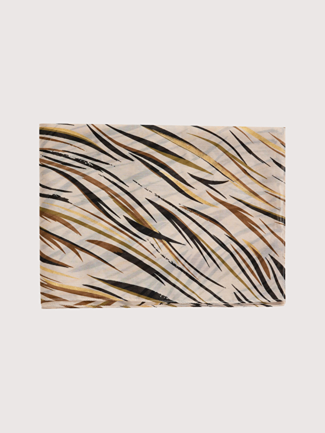 Foulard à imprimé animalier