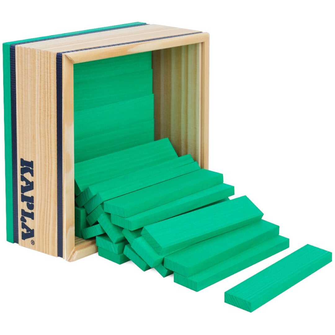 Kapla 40 stapelplankjes - groen